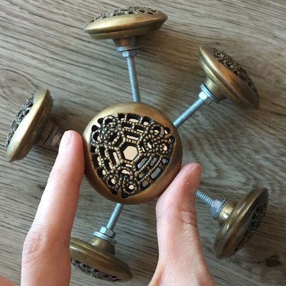 Anthropologie Accessories Anthropologie Mirrored Brass Knobs Poshmark